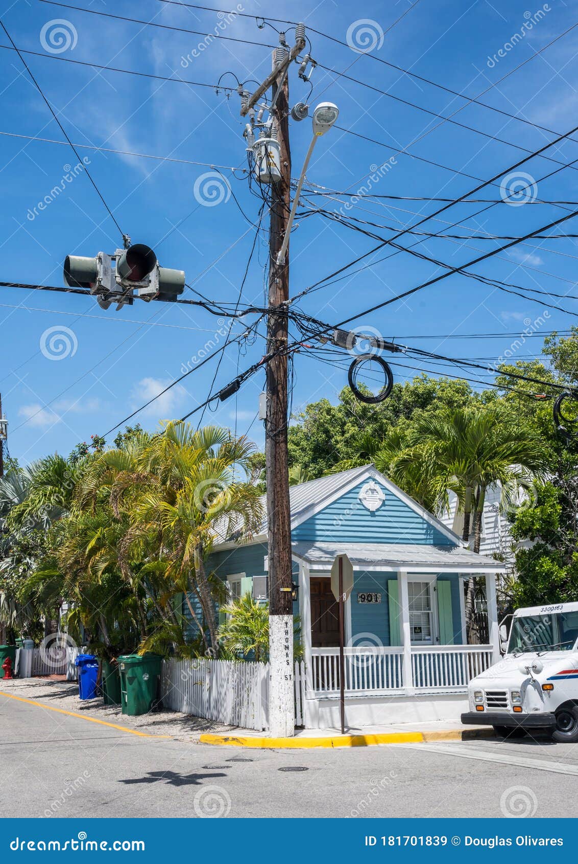 Electrical Power Lines. Florida Editorial Stock Image Image of pole
