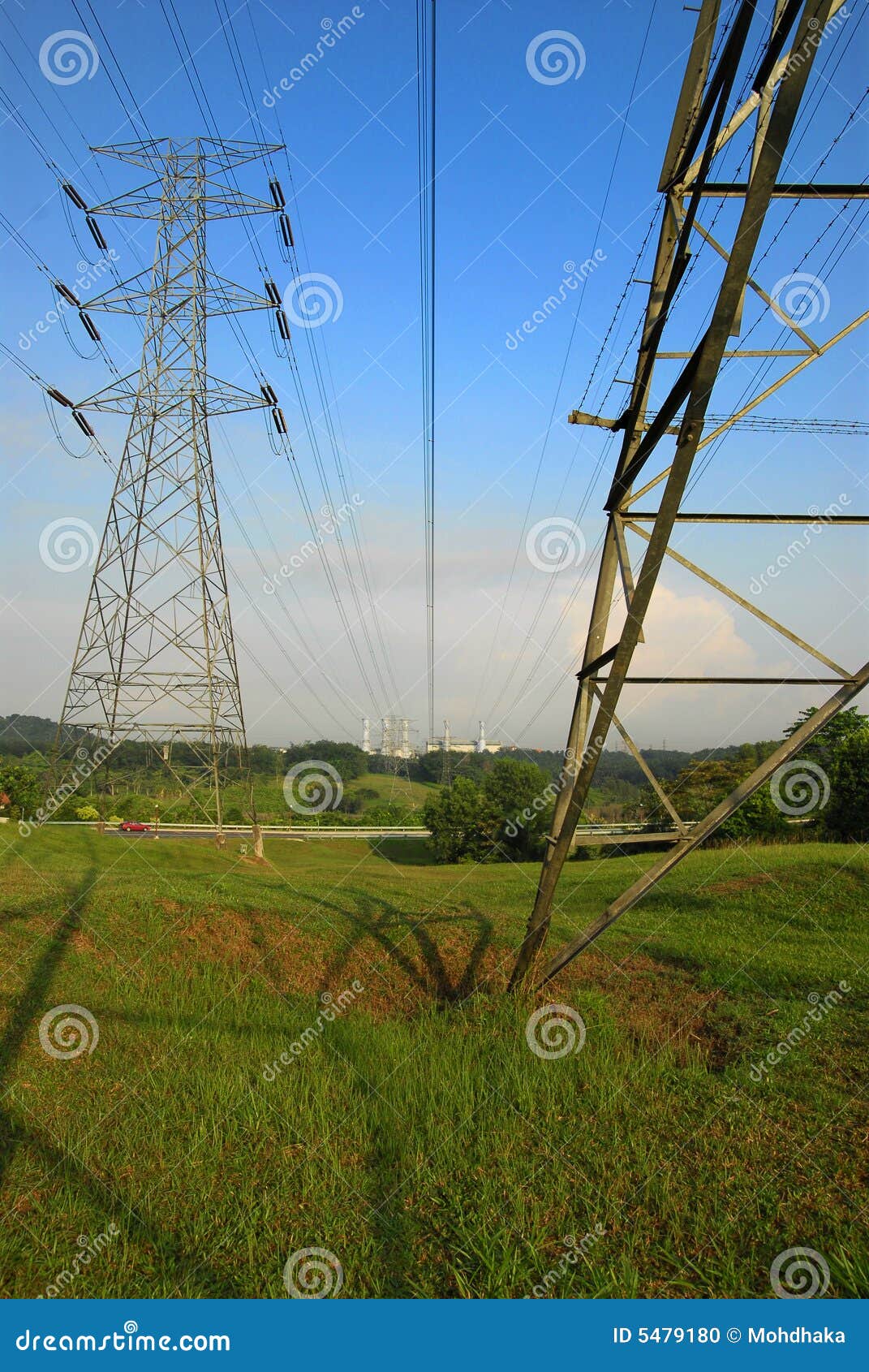 Electrical Power Transmission Lines Stock Photo Image of transfer
