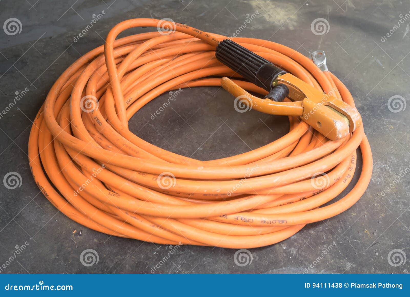 Electrical Power Wire for the Welding Stock Photo Image of electric