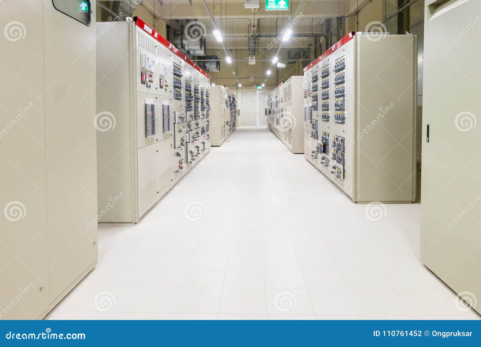 Electrical Room, Medium and High Voltage Switcher, Equipment, Pa Stock