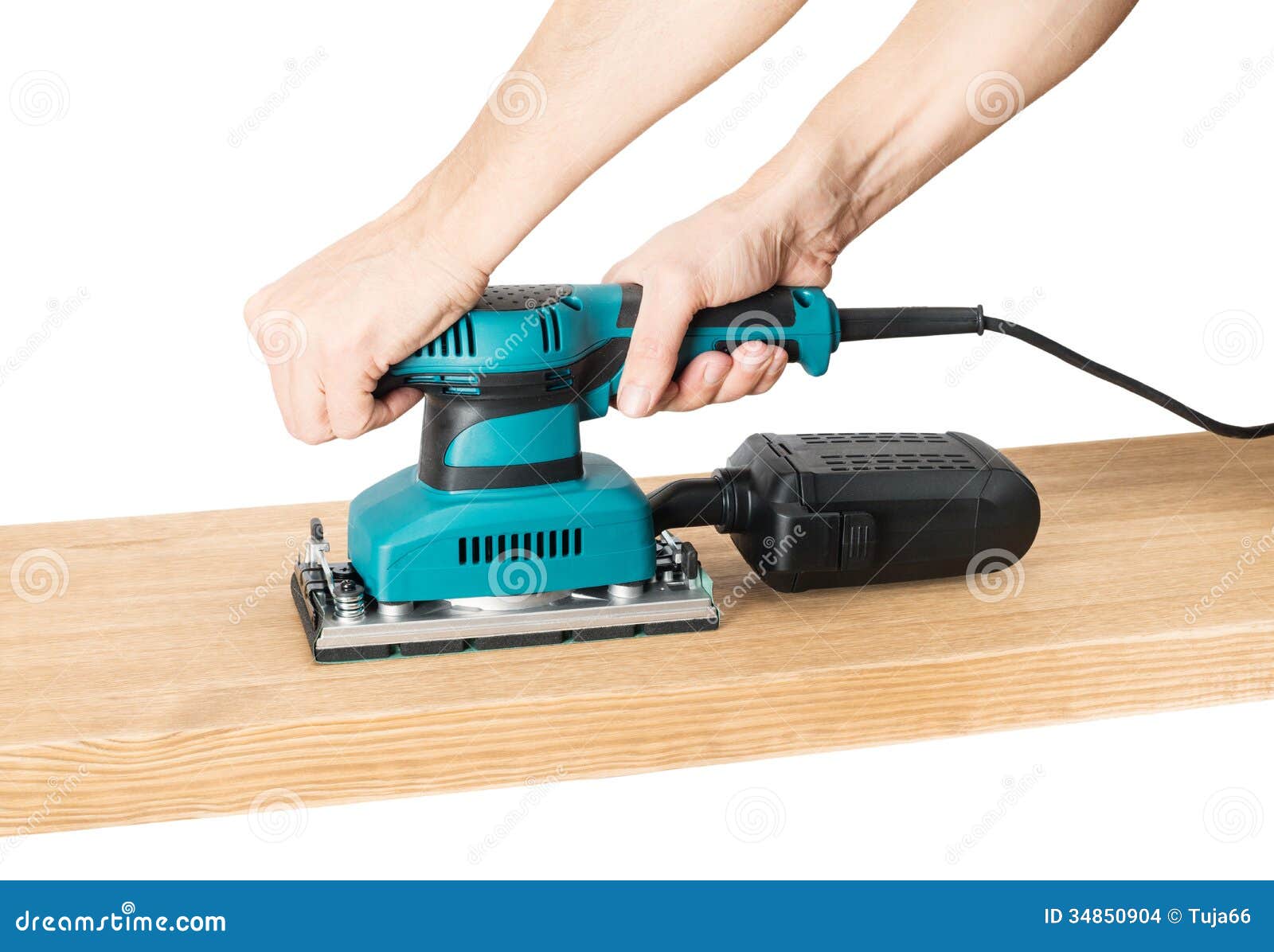 Electrical sander stock photo. Image of construction 34850904