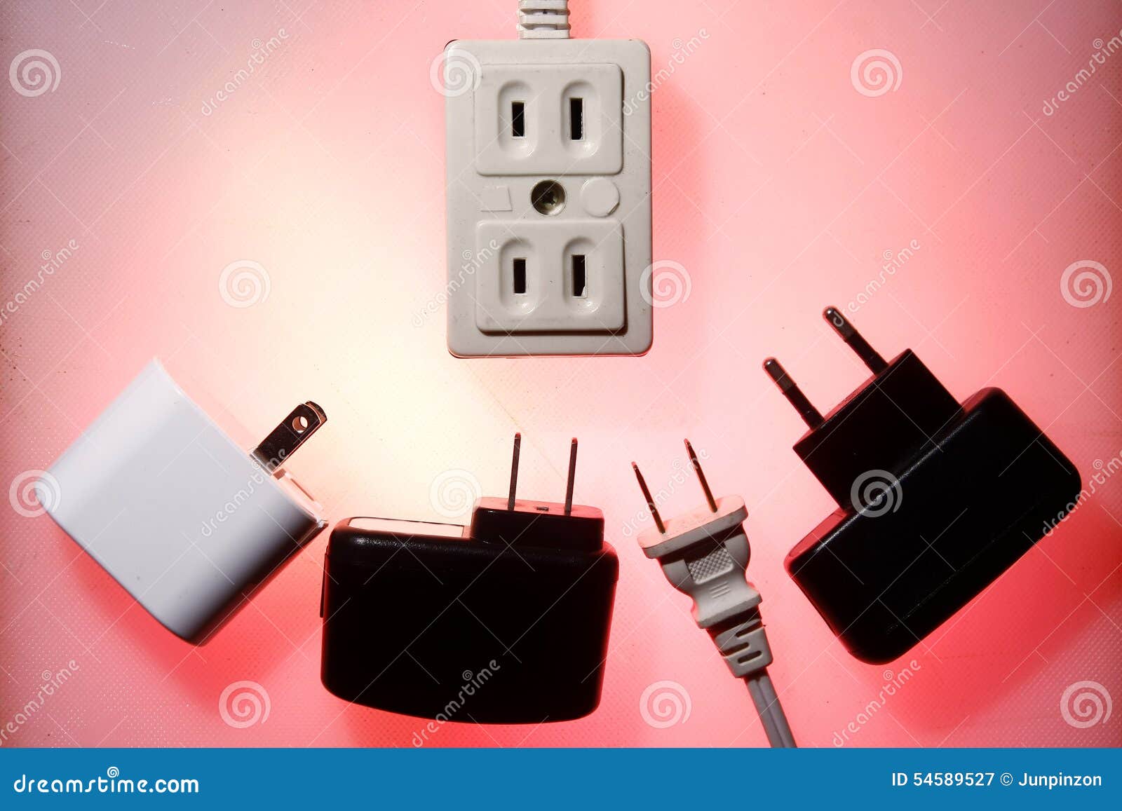 Electrical Socket and Electrical Plugs Stock Image Image of