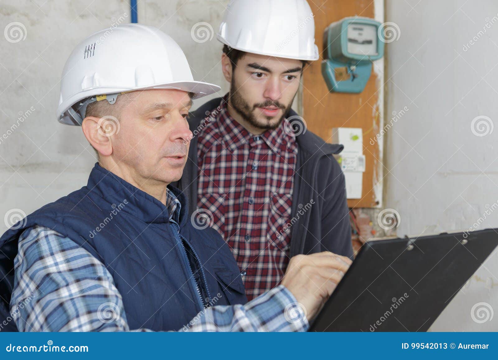 Electrical Supervisor Showing Details Stock Image Image of vocational