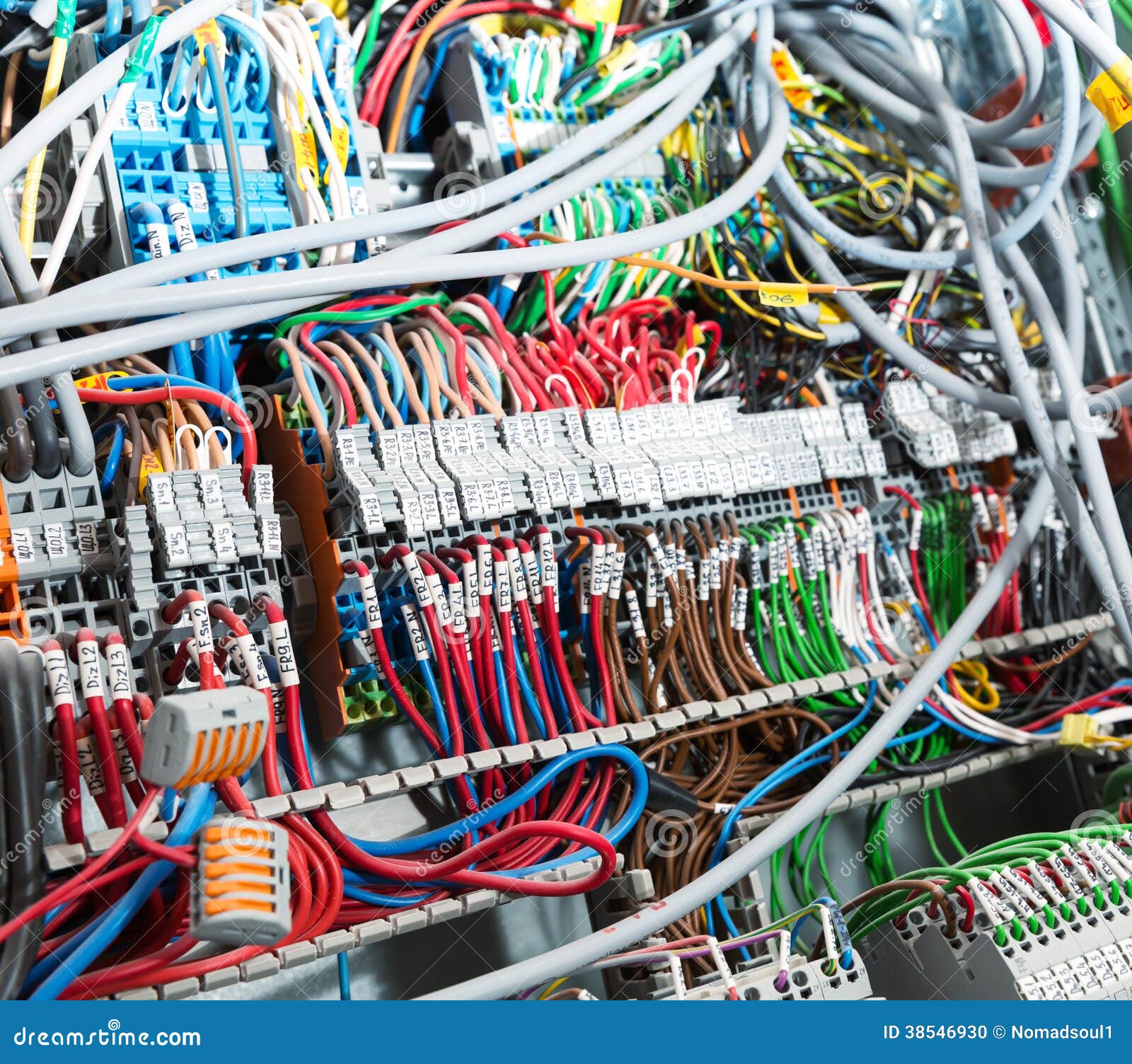 Electrical Supplies Closeup Stock Photo Image of maintenance, cables