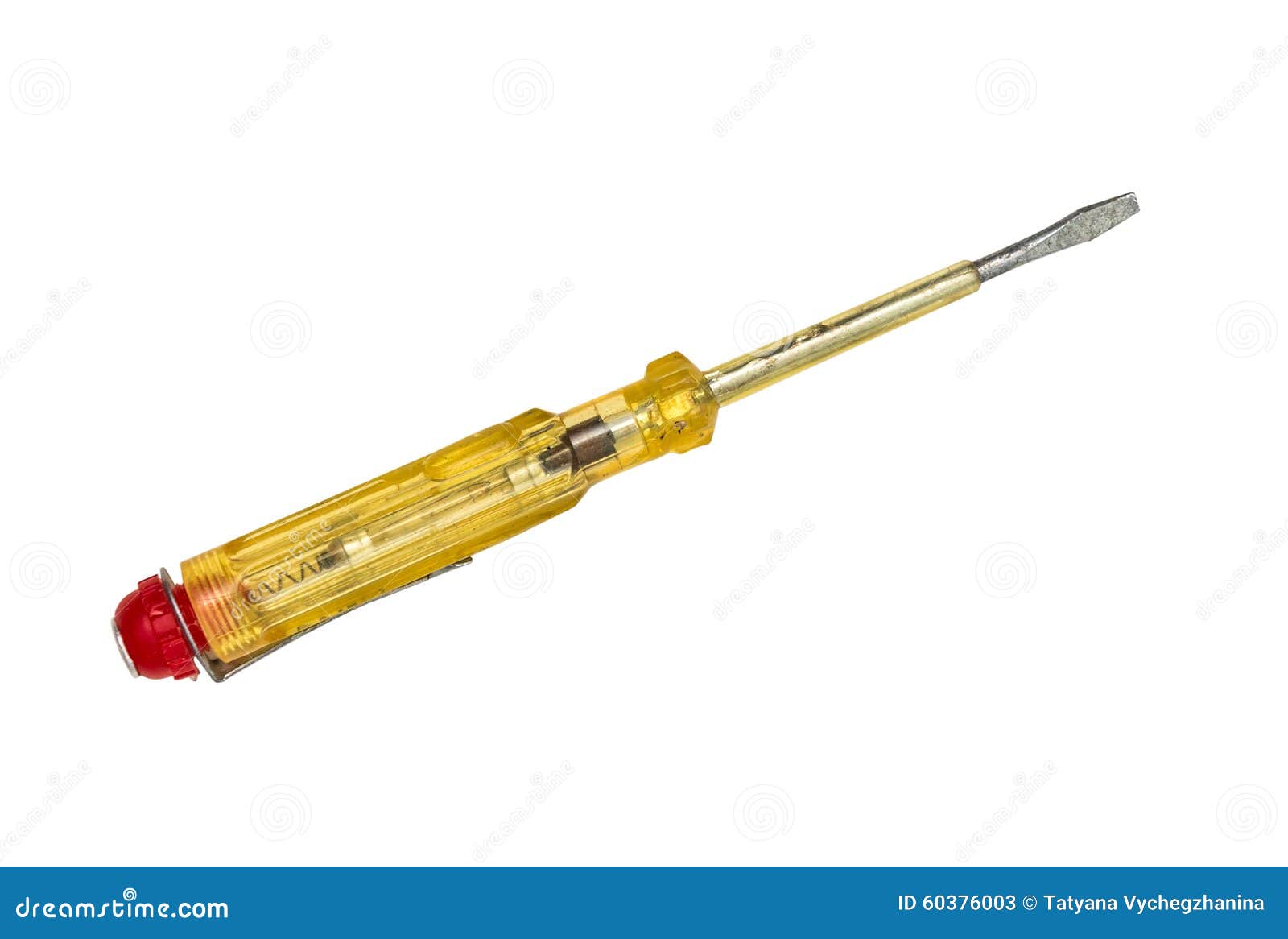 Electrical Tester Screwdriver Stock Image Image of meter, probe 60376003