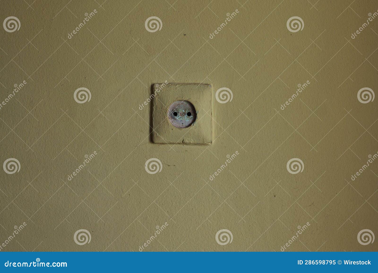 Electrical Wall Socket in a Residential Building in a