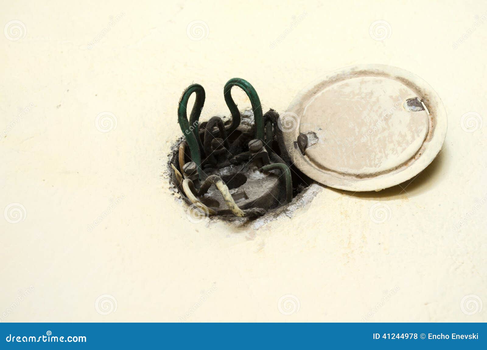 Electrical Wall Sockets stock photo. Image of cables 41244978