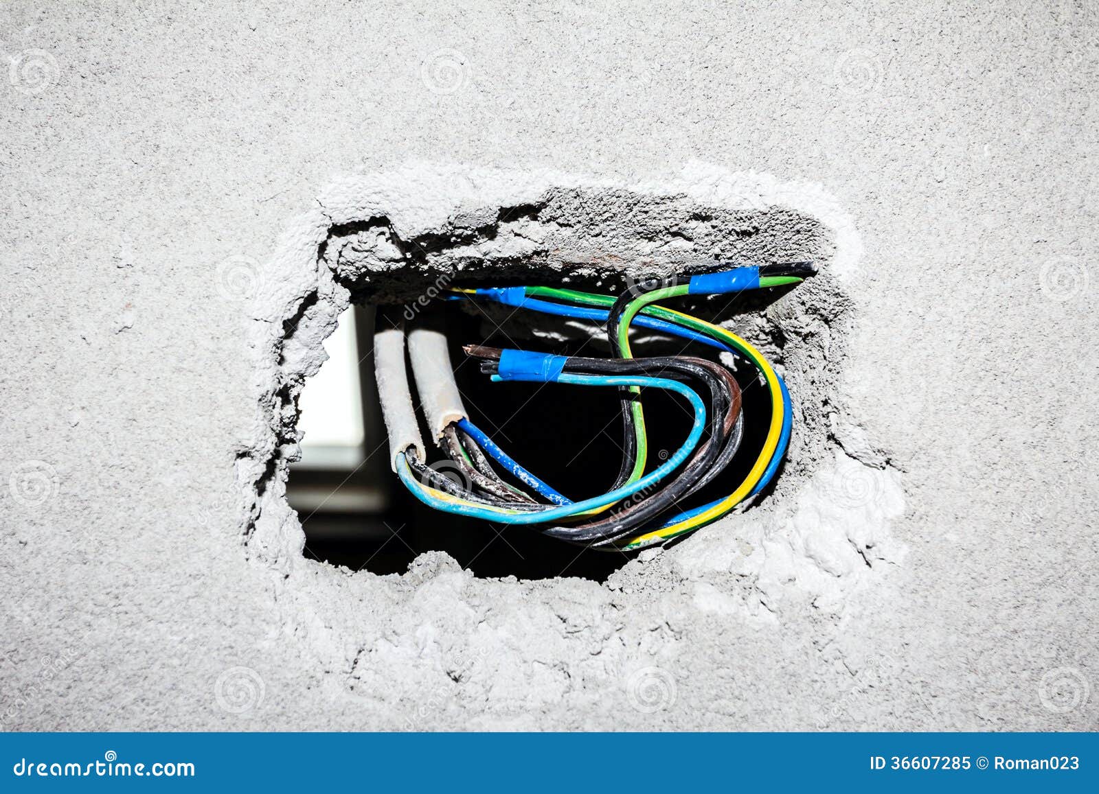 Electrical wall sockets stock image. Image of plaster 36607285