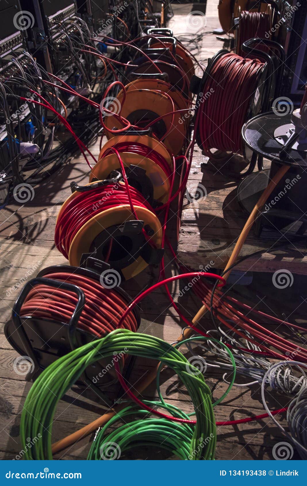 Electrical Wires for Concert Light Stock Photo Image of modern, music