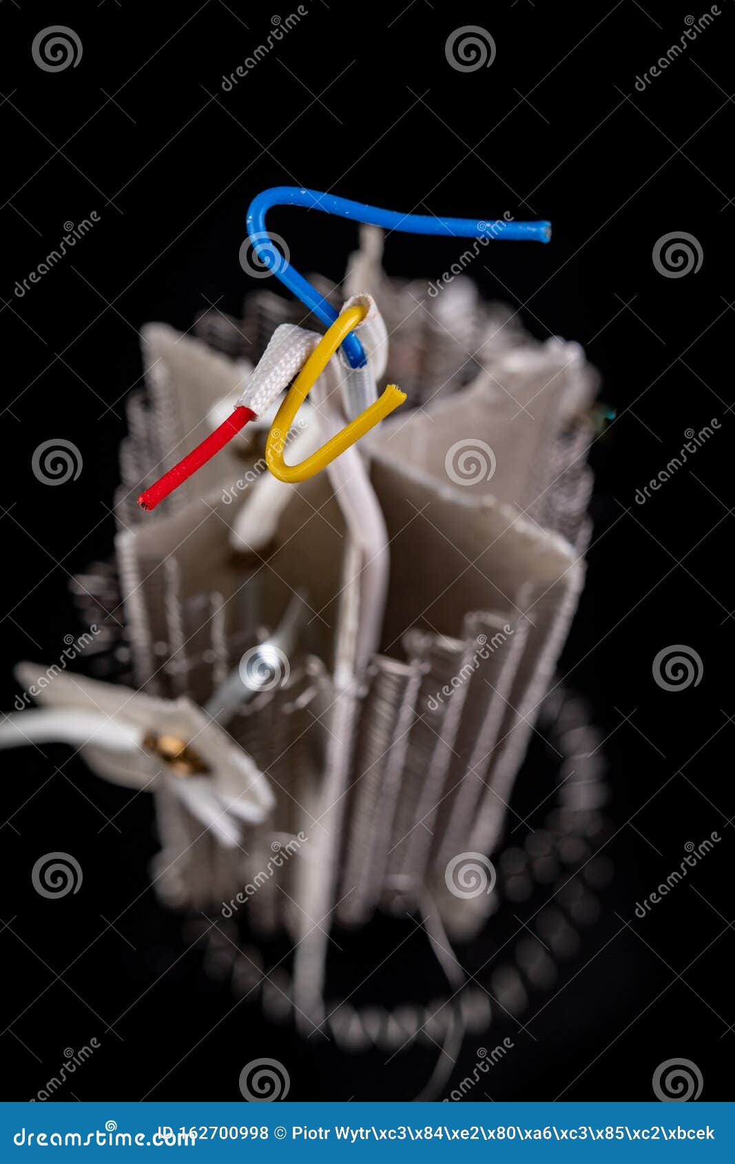 Electrical Wires in the Heating Device. Electrically Conductive Cable