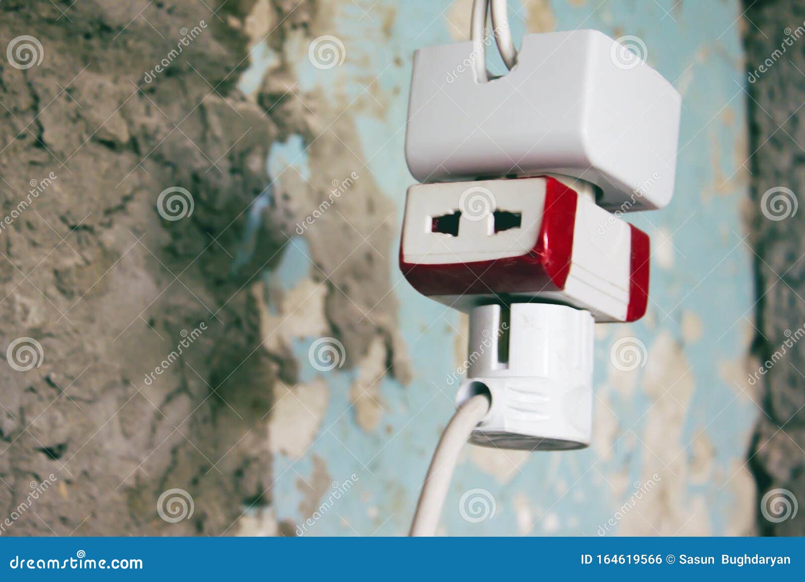 Electrical Wiring in the Apartment Stock Photo Image of house