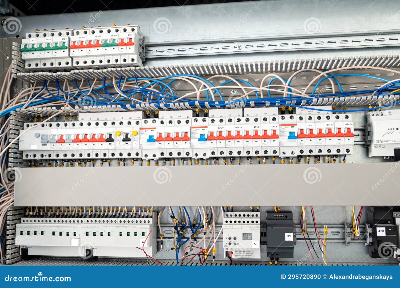 Electrical Wiring of the Electrical Cable and the Distribution Board in