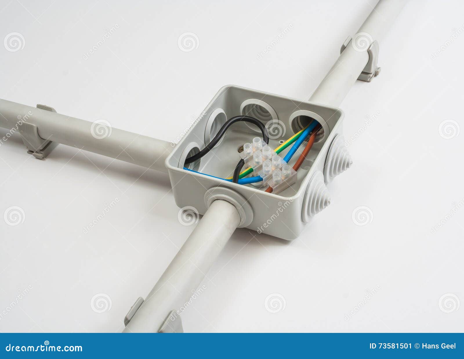 Electrical wiring stock image. Image of wire, power, voltage 73581501