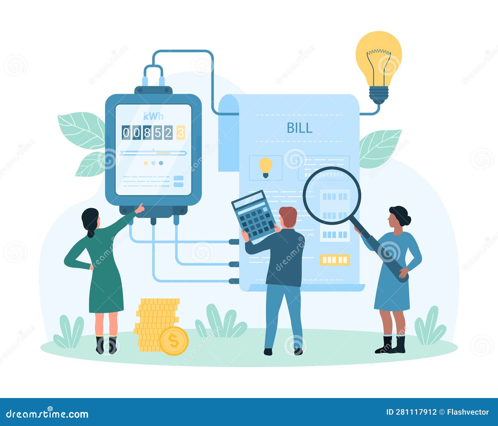Electricity Kilowatt Hour Meter 3d Royalty Free Stock Photography how-to-check-meter-reading-kwh-units-in-digital-electric-meter-all