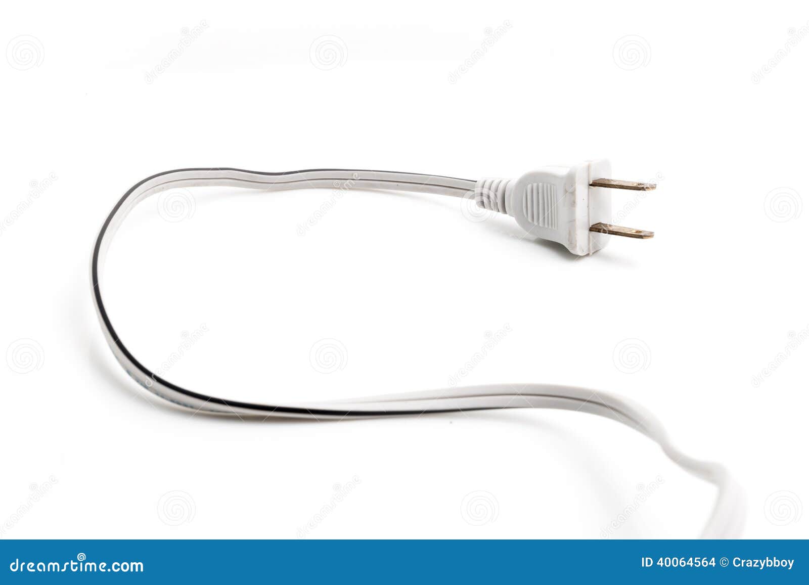 Electricity brass plug stock photo. Image of grab, electricity 40064564