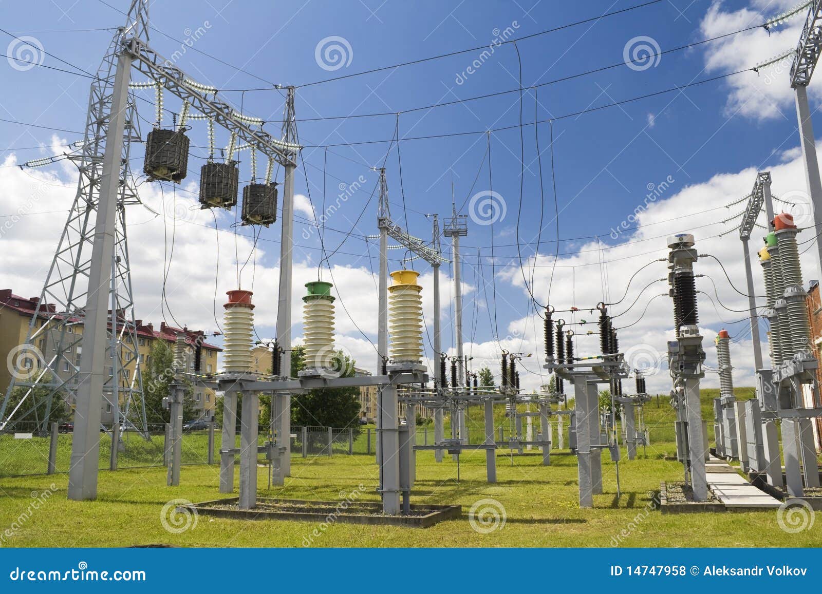 Electricity for a city stock photo. Image of steel, generation 14747958