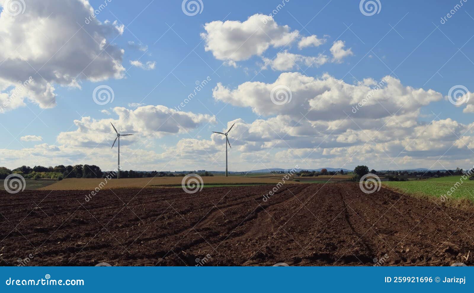 electricity generating windmills