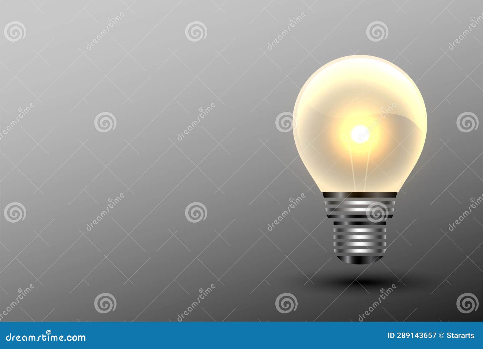 Electricity Power Idea Concept with Glowing Light Bulb Stock Illustration Illustration of