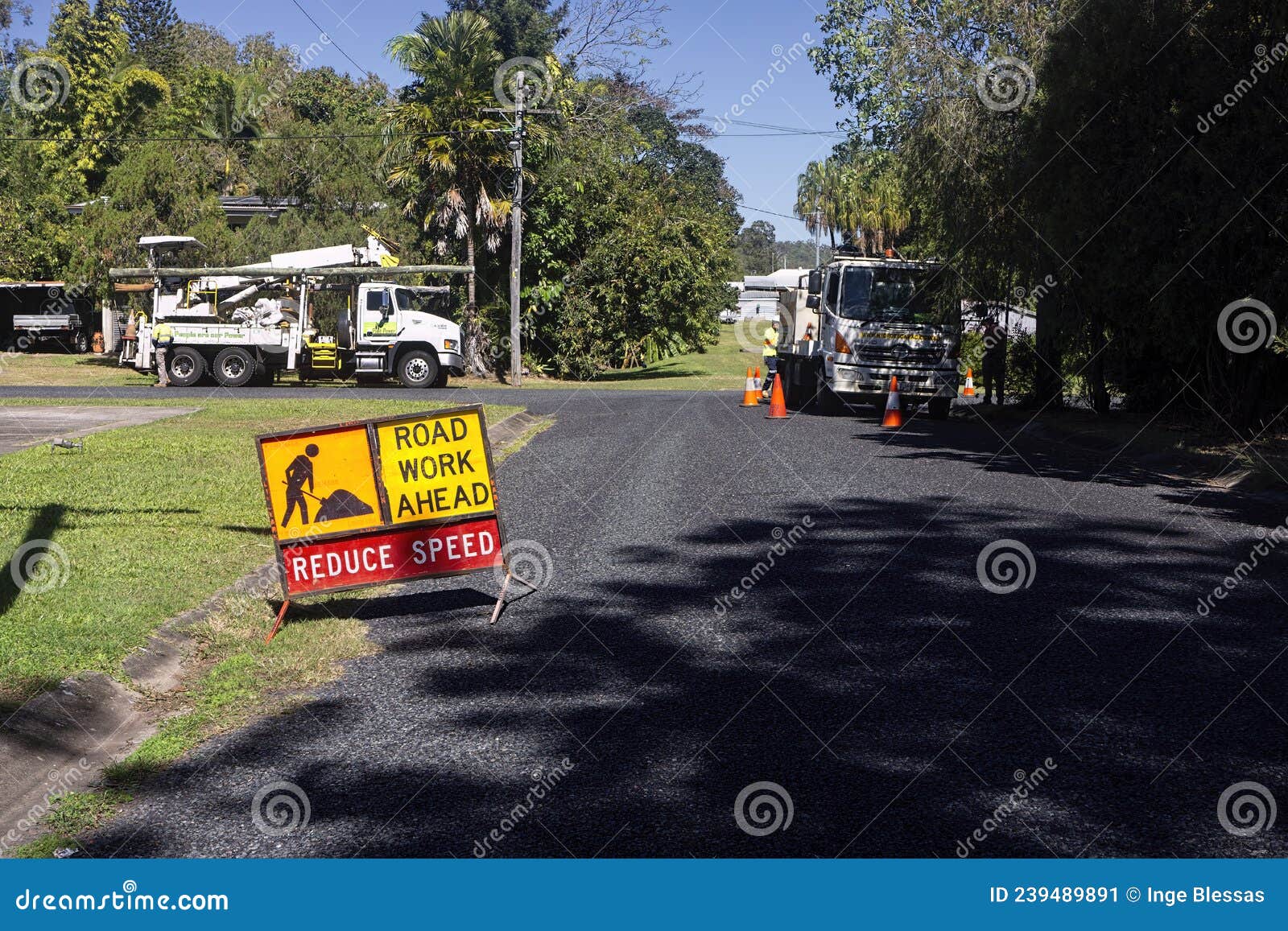 Electricity Power Workers Replacing Pole. Editorial Photo Image of