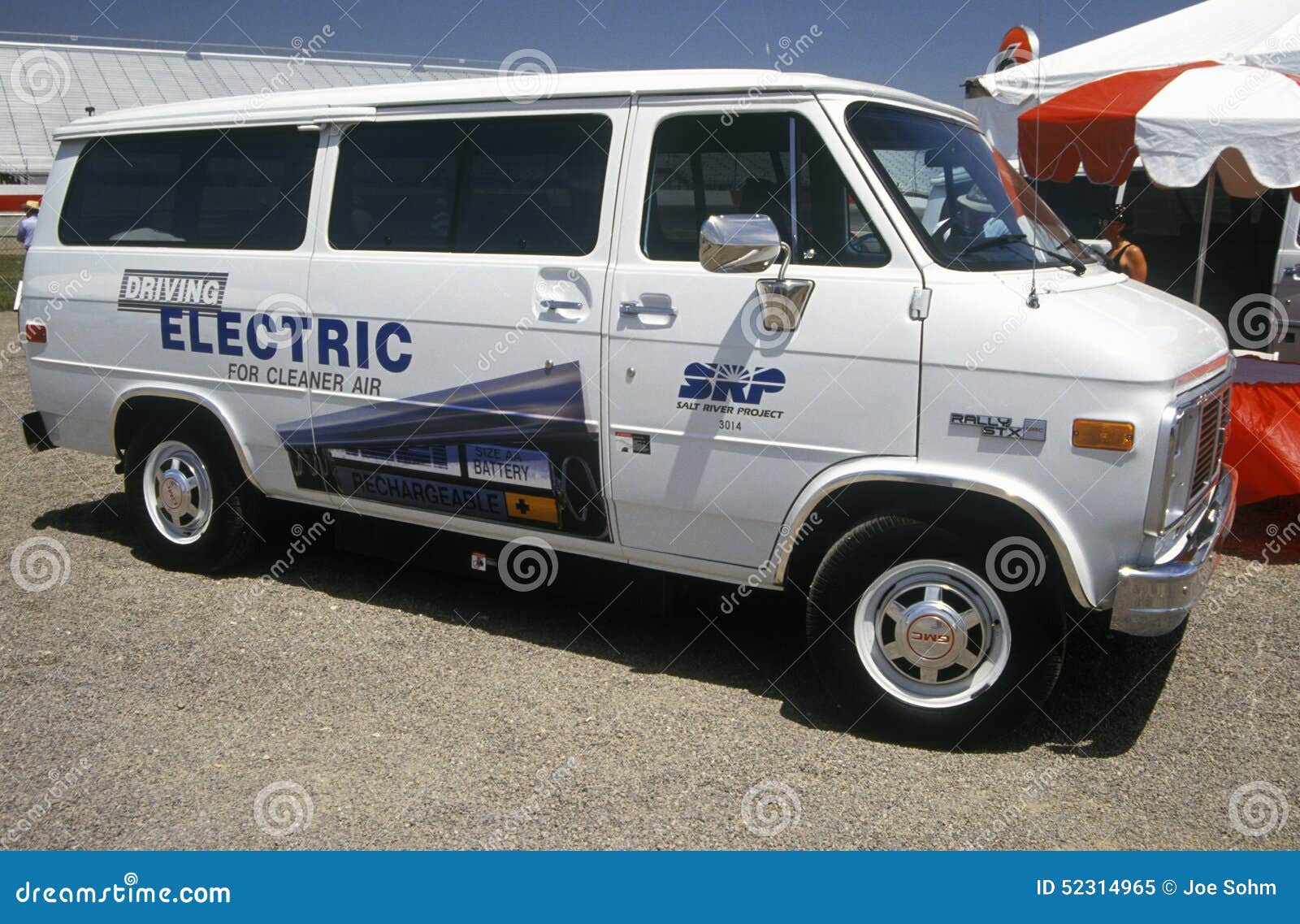Electricity Powered Van at the Solar and Electric 500, AZ Editorial