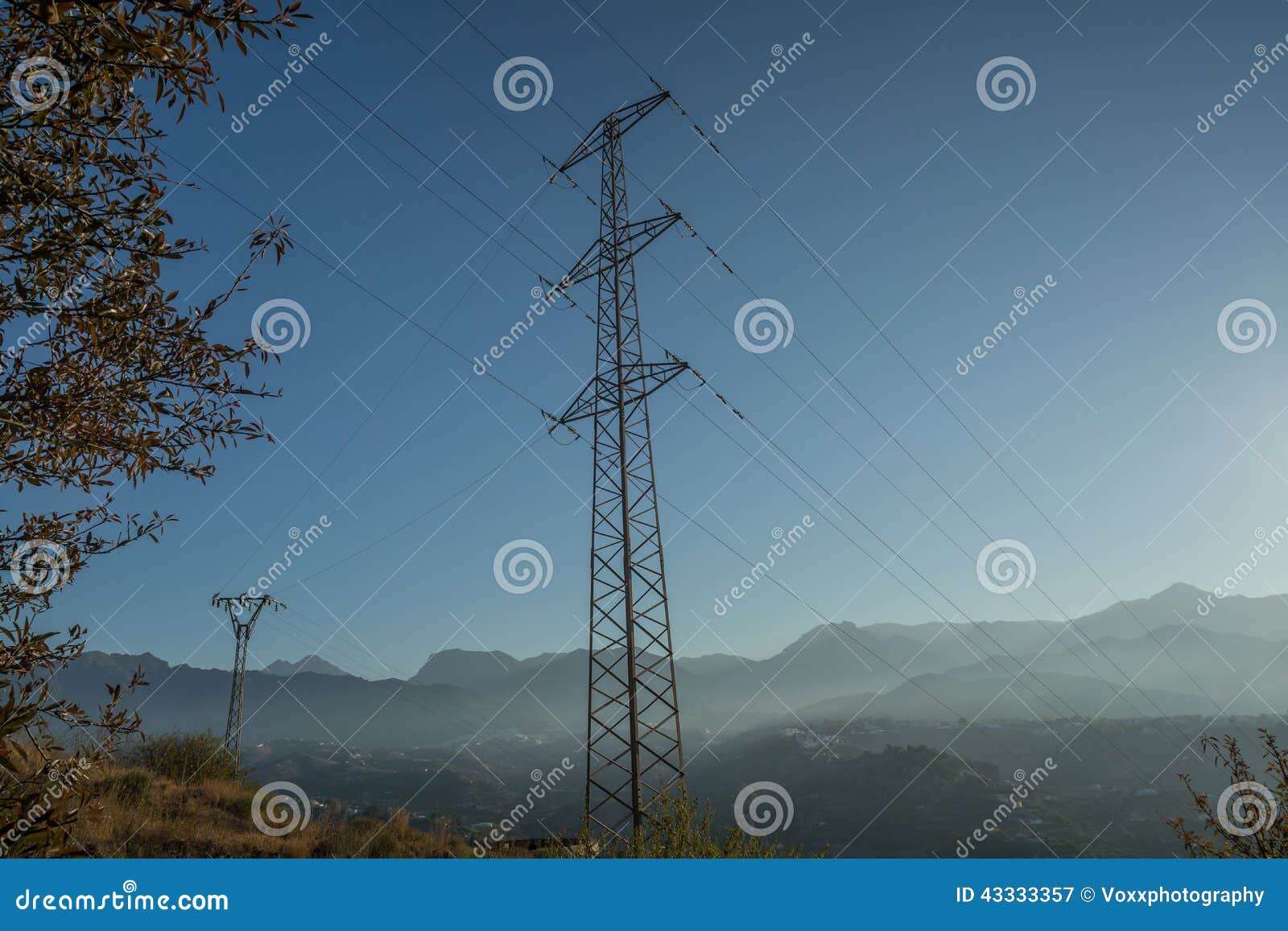 electricity pylon transmission lines