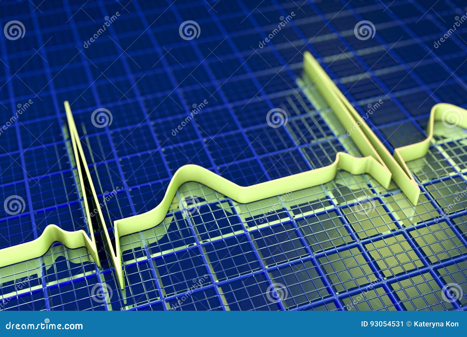 Electrocardiogram, ECG Background Stock Illustration - Illustration of  monitoring, heart: 93054531