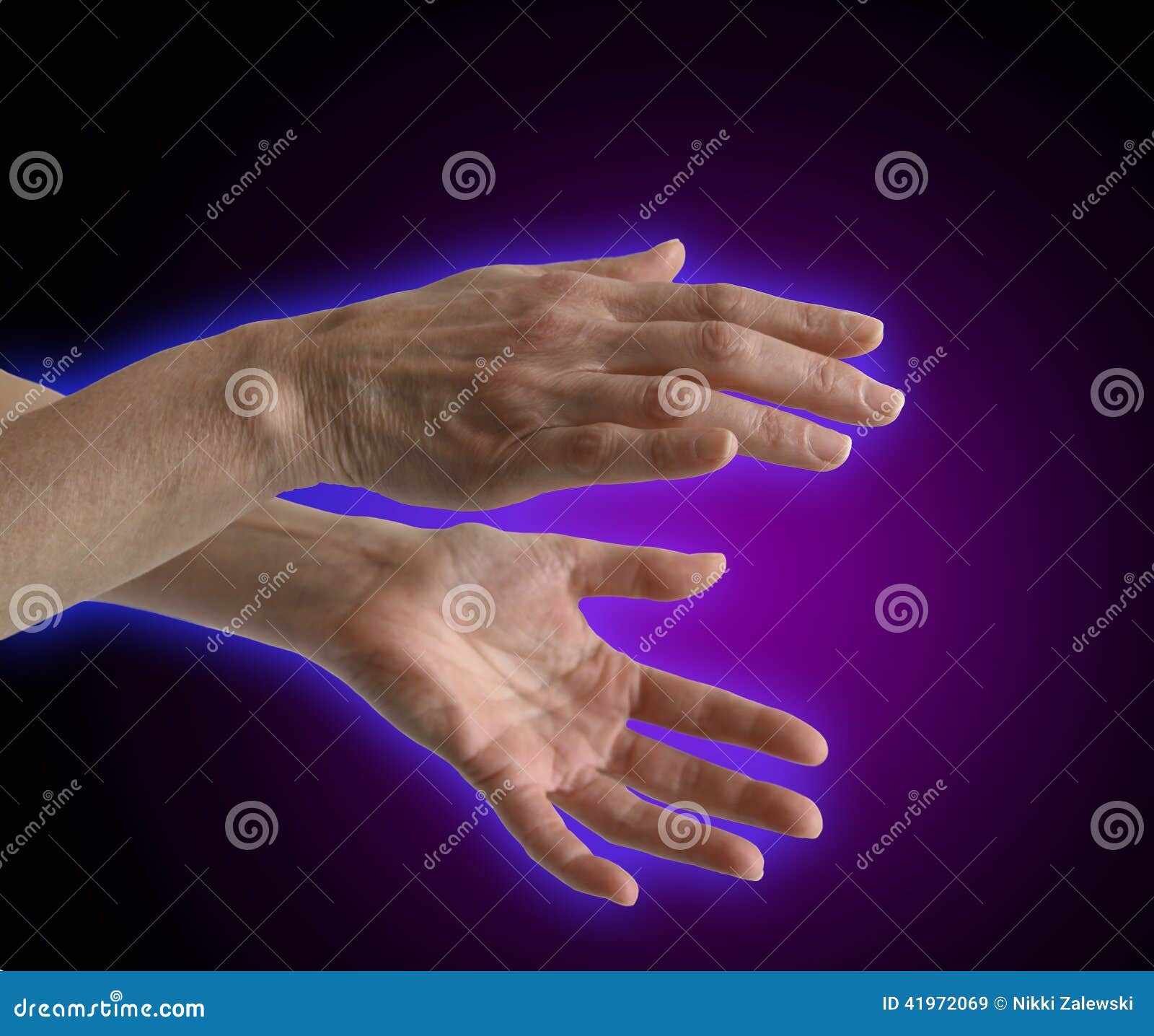 Aura Around Healer S Hands Stock Image Image of distant, field 41972069