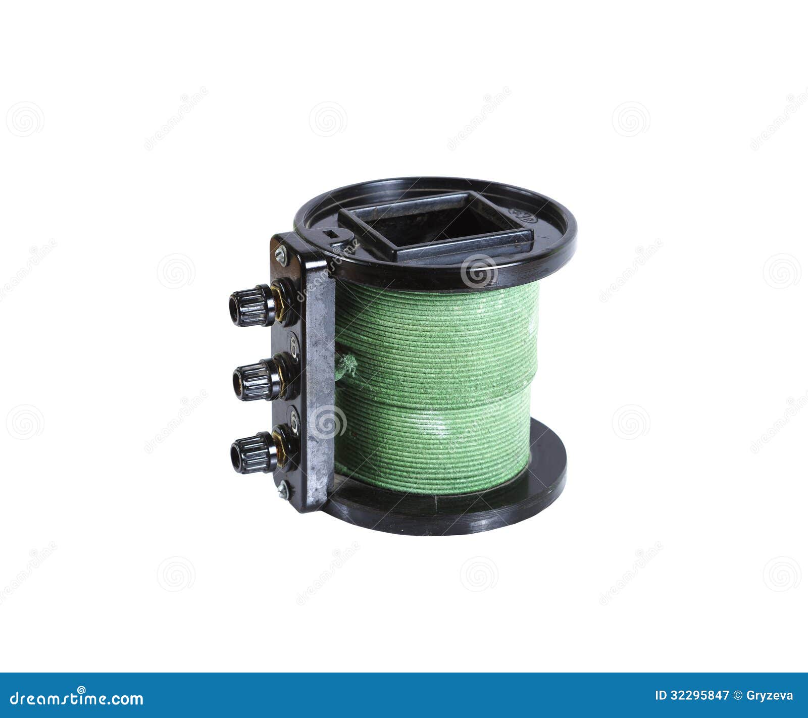 Coil Isolated on White Background Stock Image Image