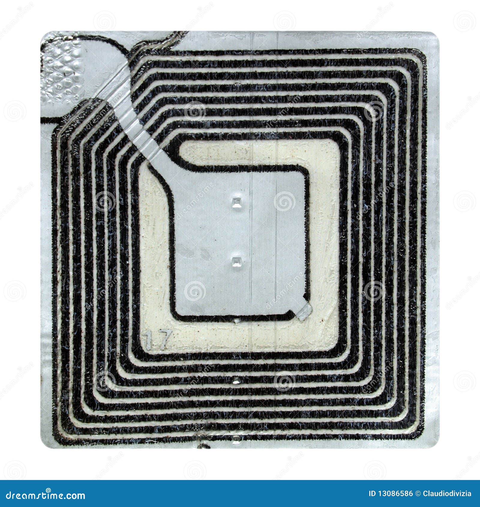 Electronic Article Surveillance Tag Stock Photo - Image of radio