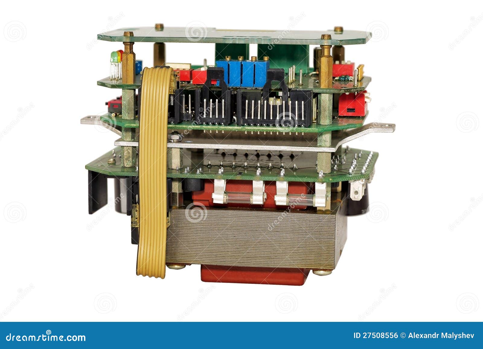 Electronic block. stock photo. Image of electronic, electricity 27508556