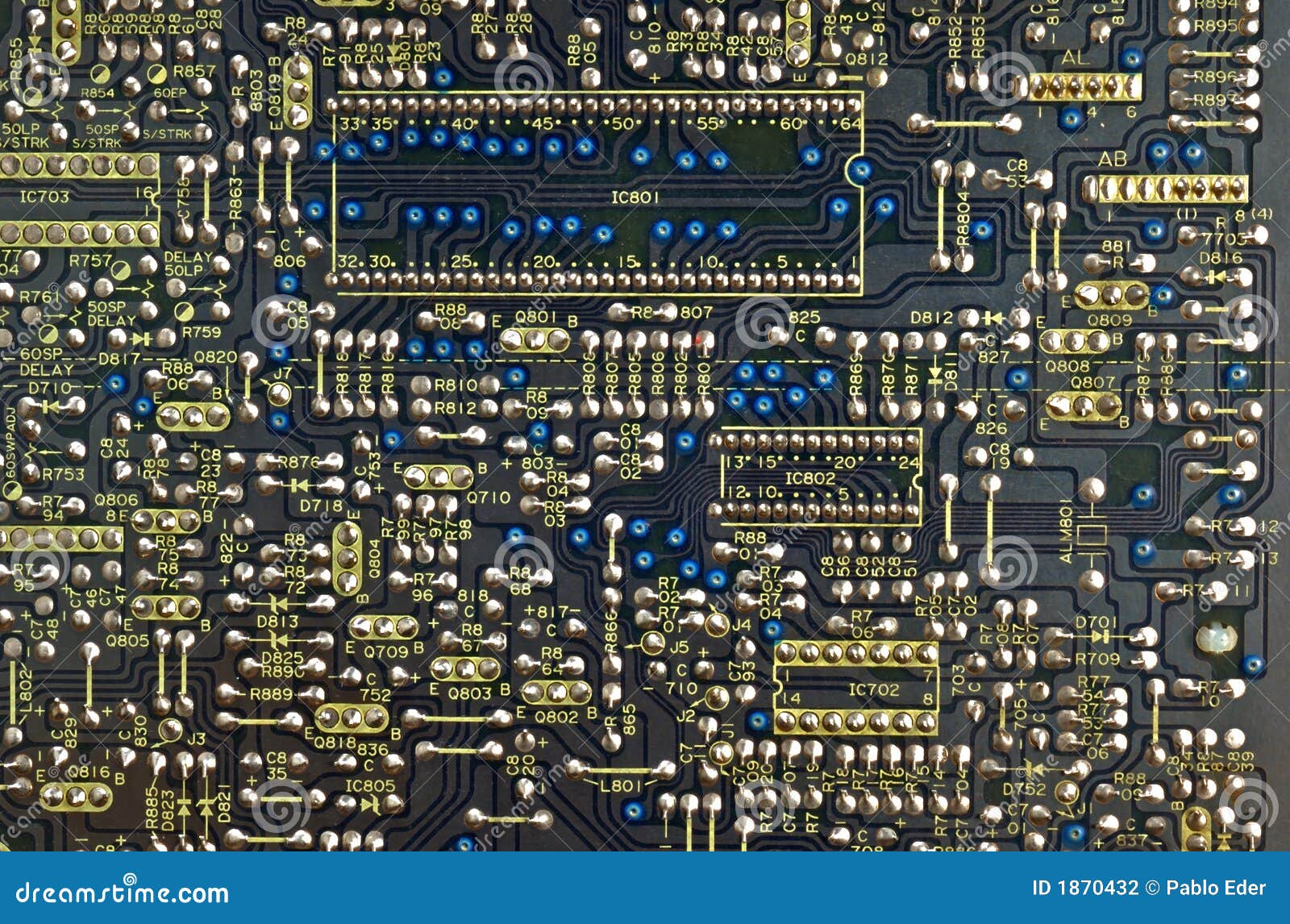 Electronic board stock photo. Image of current, technology 1870432