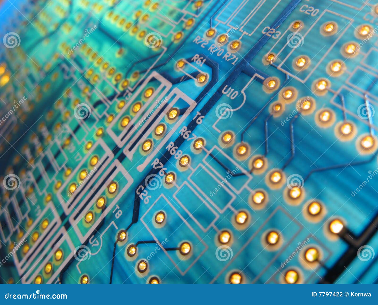 Electronic board stock photo. Image of electron, shiny 7797422