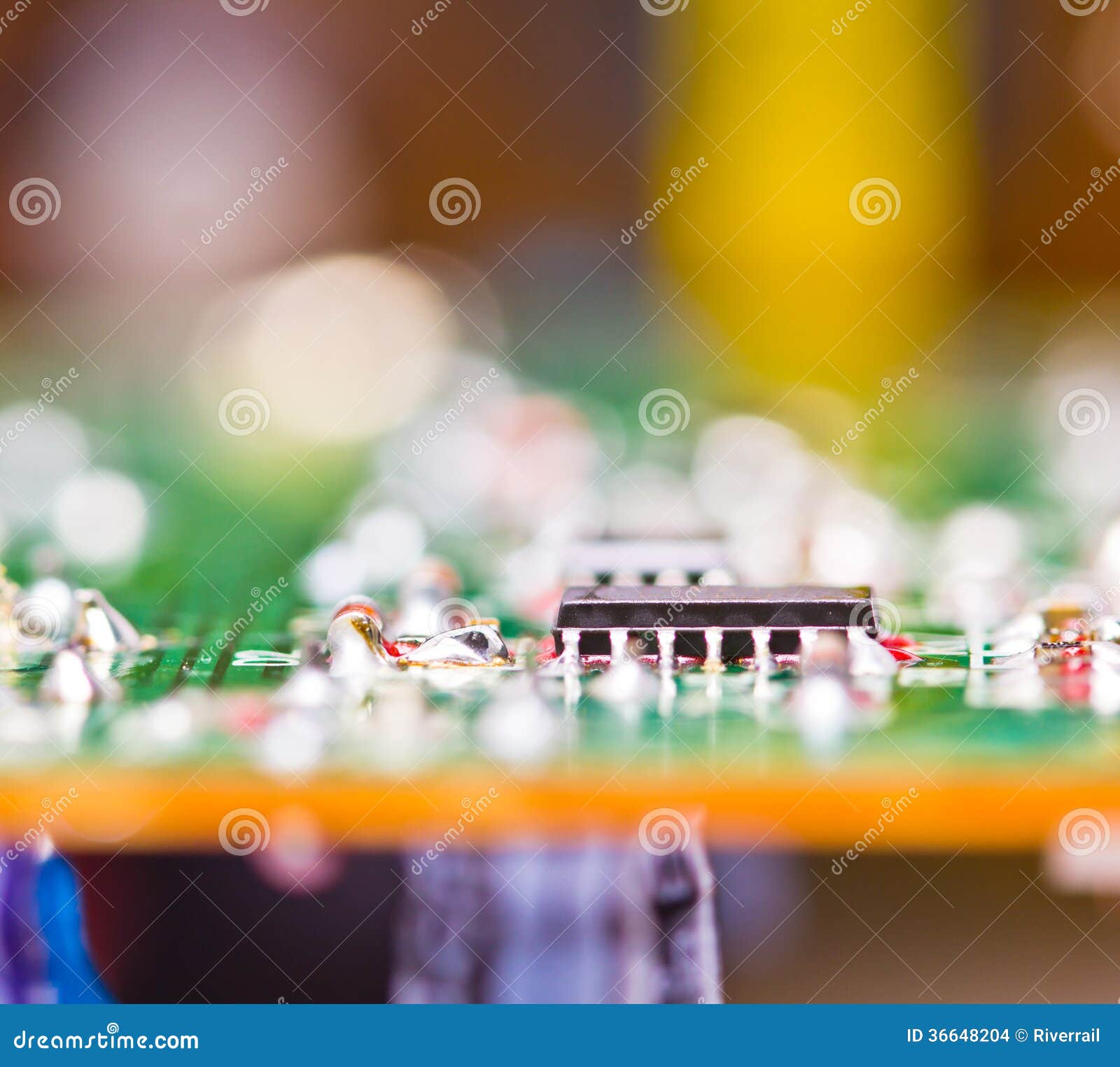 Electronic board stock photo. Image of industry, component 36648204