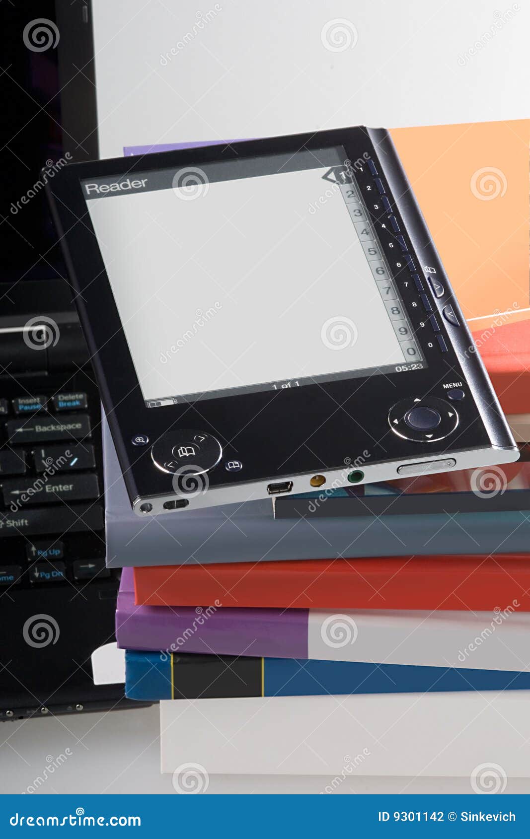Electronic Book Concept stock photo. Image of book, digital 9301142