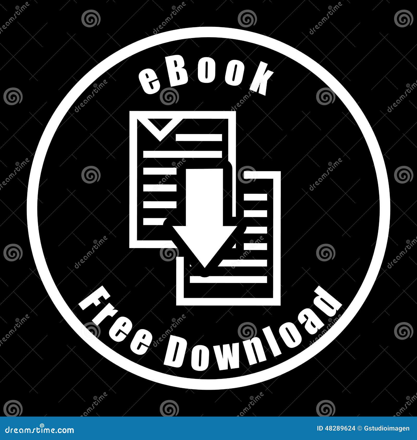 Electronic book design stock vector. Illustration of equipment 48289624