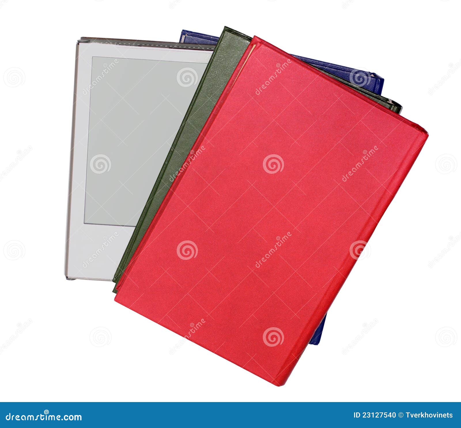 Electronic book reader stock photo. Image of ebook, display 23127540