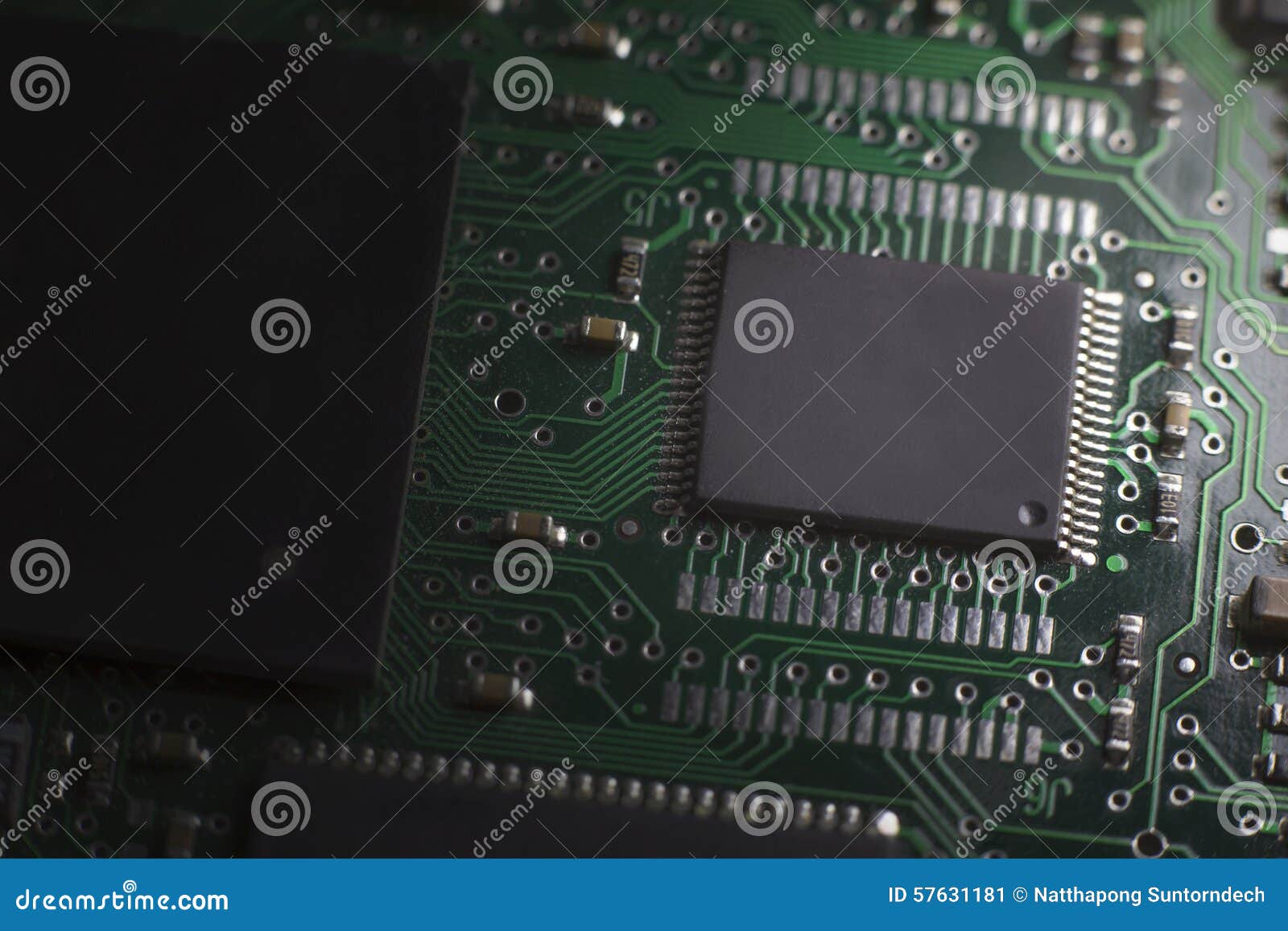 Electronic chipset stock image. Image of electronic, 57631181