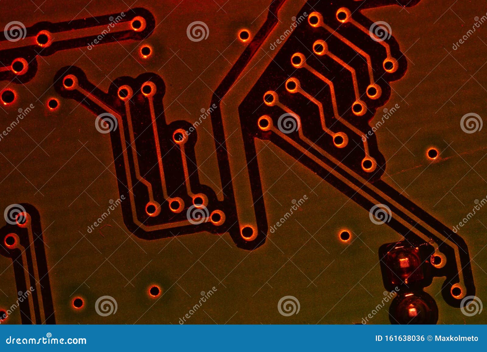 Electronic Circuit Board Abstract Background. Computer Motherboard