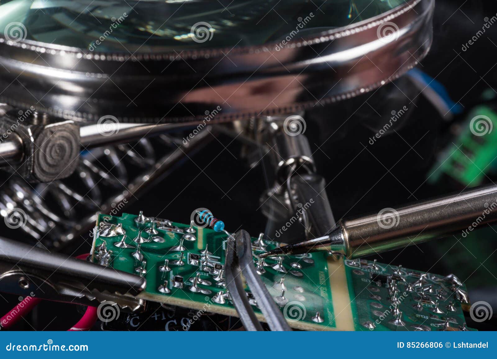 Electronic Circuit Board Assembly Stock Photo Image Of Laboratory