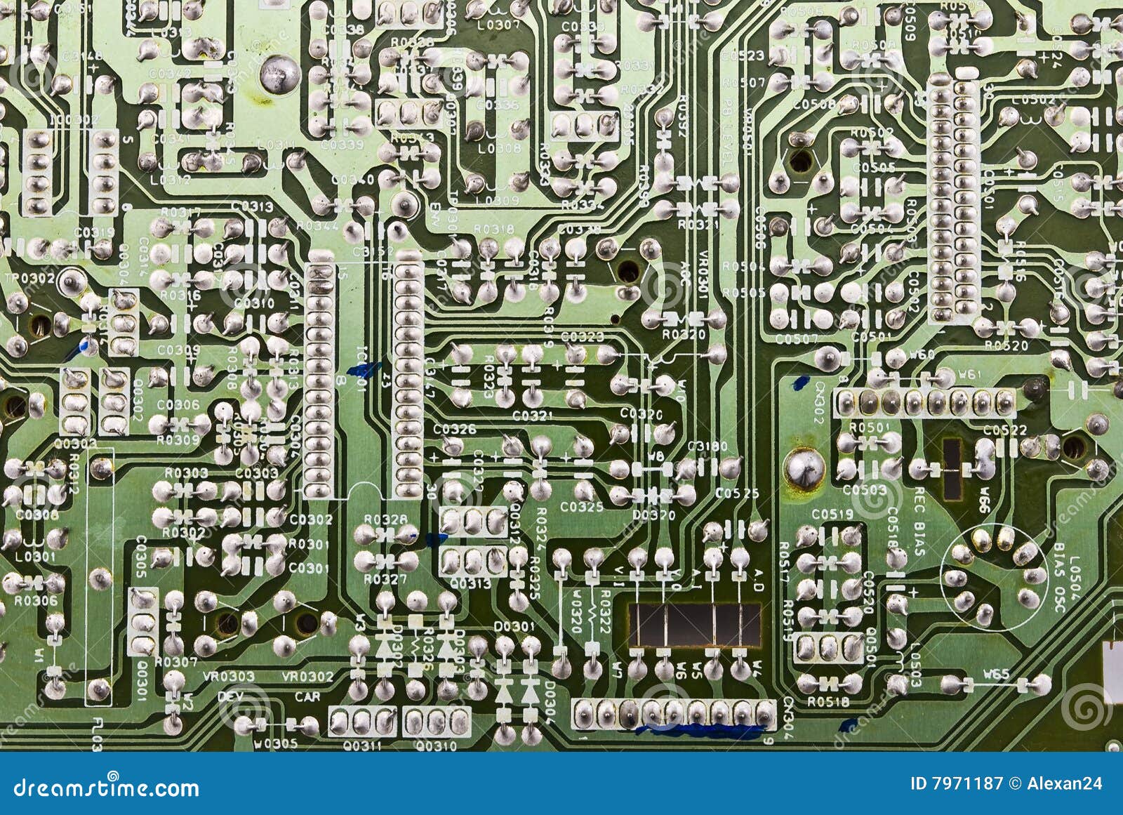 Electronic circuit plate stock image. Image of element 7971187