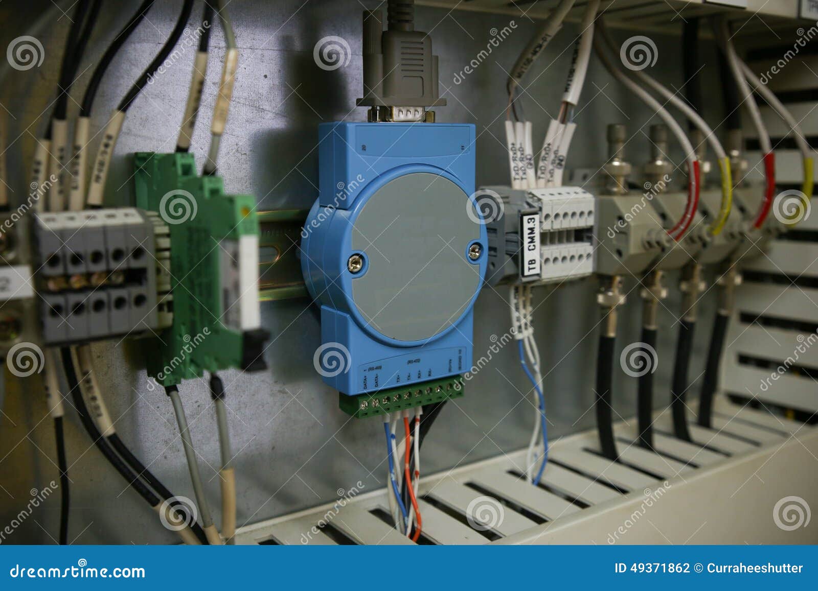 Electronic Components in Control System. the Circuit of Control System