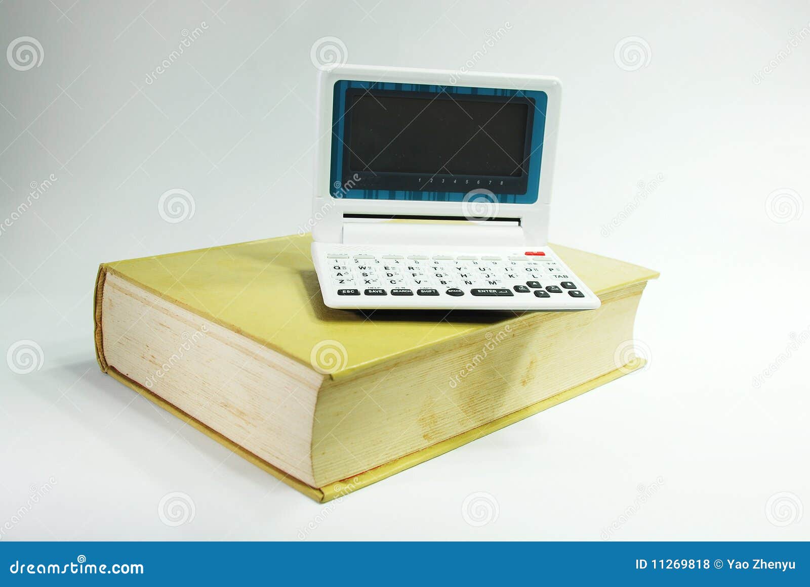 Electronic dictionary stock photo. Image of translate 11269818