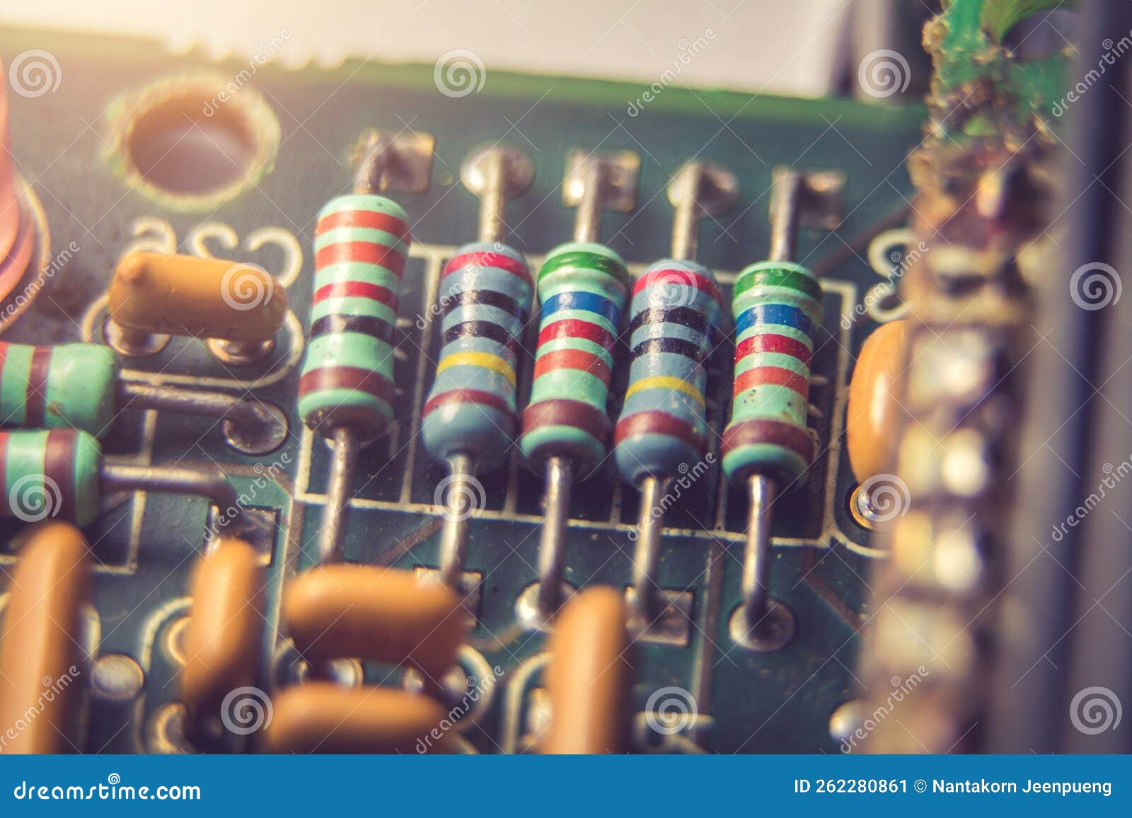 Electronic Equipment Used in Industry Function As a Current Resistance