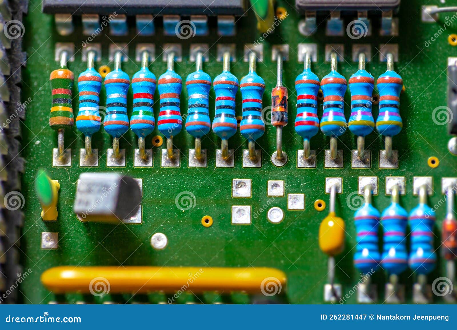 Electronic Equipment Used in Industry Function As a Current Resistance