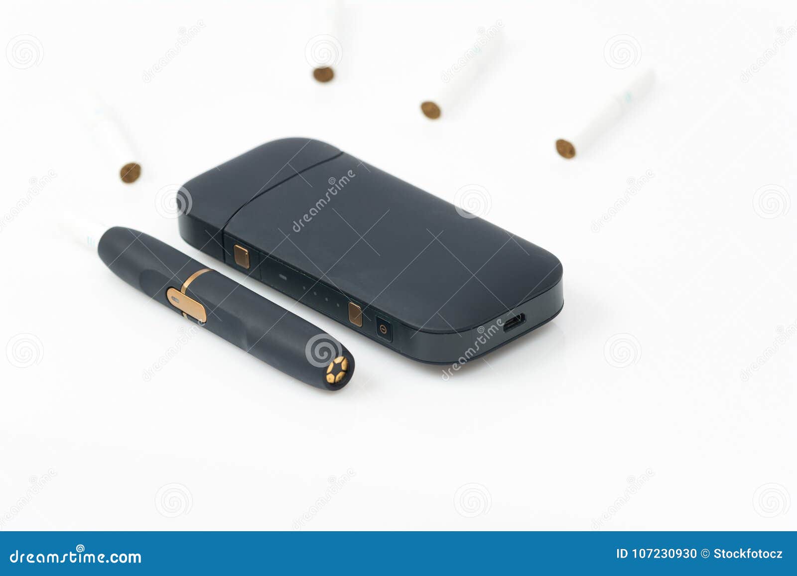 Electronic Heating Cigarette Stock Photo Image of hybrid, menthol