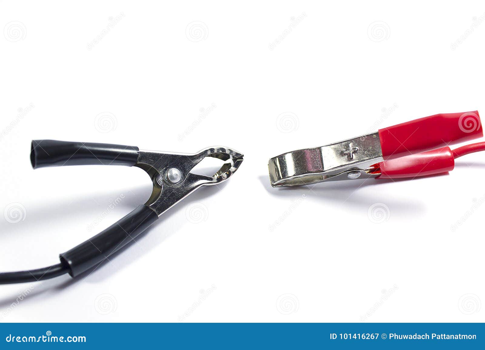 Electronic jumper cables. stock image. Image of background 101416267