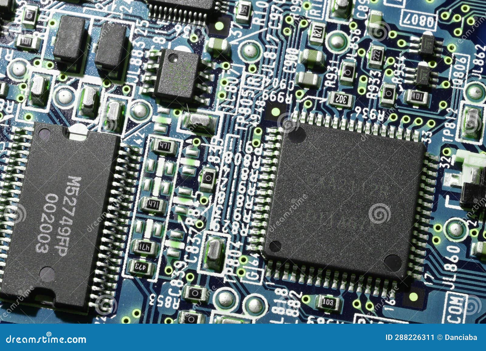 Electronic Micro Chip Integrated Circuit