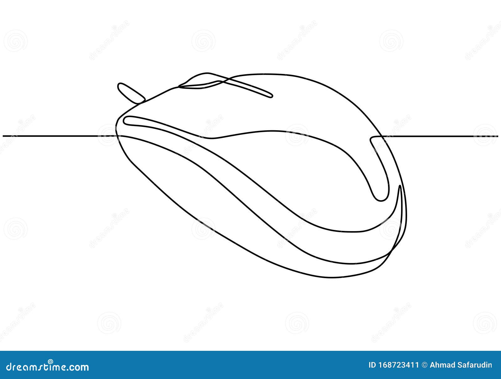 Premium Vector  Computer mouse outline drawing vector computer mouse in a  sketch style computer mouse training template outline vector illustration