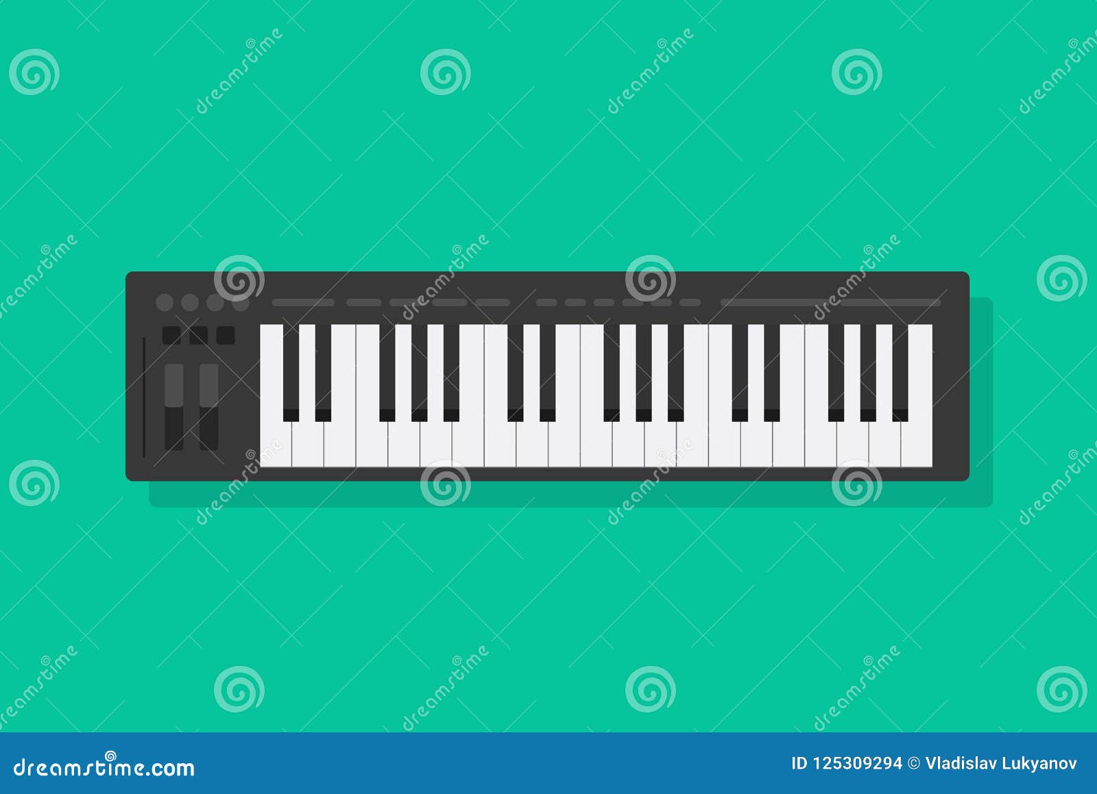 animated piano keyboard