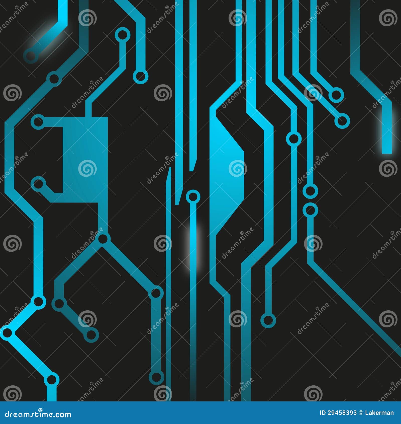 Electronic plate stock illustration. Illustration of blue 29458393